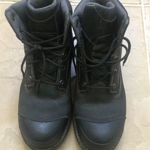 Men timberland pro series steel toe leather 10M